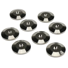 8PCS Metal Shockproof Foot Spikes Pads Stands Mats for Speakers CD Players Turntable Amplifier DAC Recorder Feet Pad Universal F