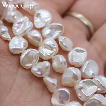 

wholesale keshi pearl strand freshwater cultured dirlled beads Fine luster Smooth with slightly dimple 9-10mm about 50pcs