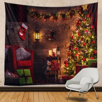 

Happy christmas tapestry Mandala Tapestry Hippie Macrame Tapestry Wall Hanging Boho Decor Witchcraft Tapestry