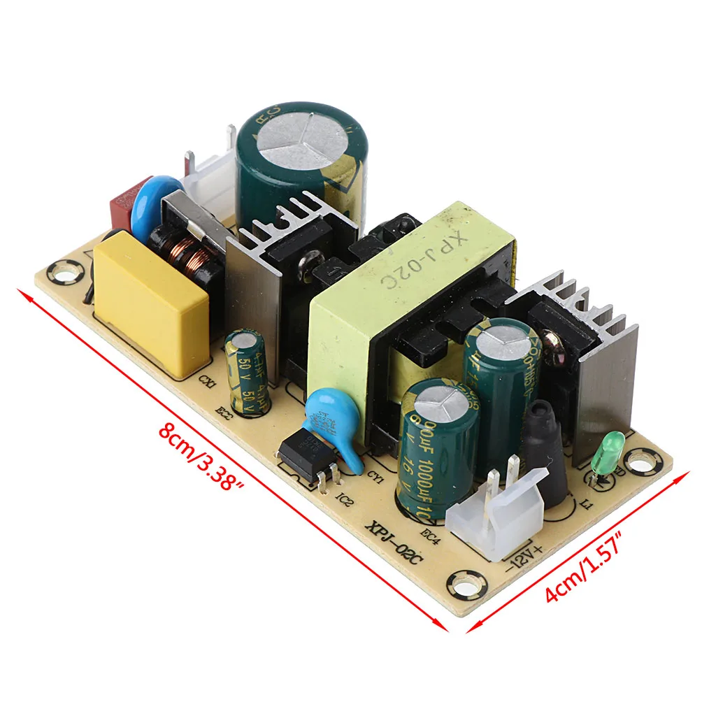 

1 Pc High Quality AC-DC 12V 3A 36W Switching Power Supply Module Naked Circuit 220V To 12V Board