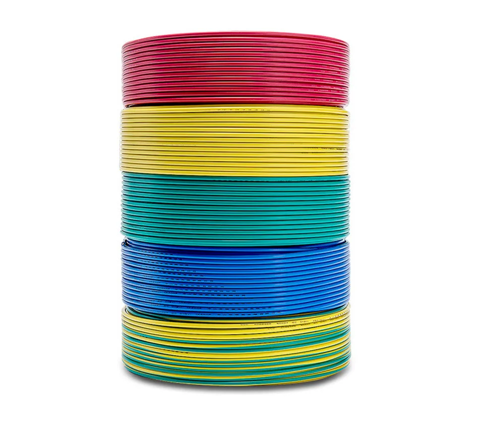 

50m lot BV2.5mm square single core flame retardant hard wire BV2.5 mm anaerobic solid pure copper wire BV 2.5mm PVC 2.5 mm cable