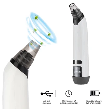 

USB Electric Facial Skin Care Pore Blackhead Remover Vacuum Acne Cleanser Vacuum Acne Cleanser Facial Blackhead Remover