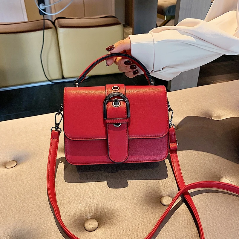 

Designer Bags Fashion Shoulder Crossbody Bags Famous Brand Women Bags 2019 High Quality Leather Small Handbag Sac A Main Black