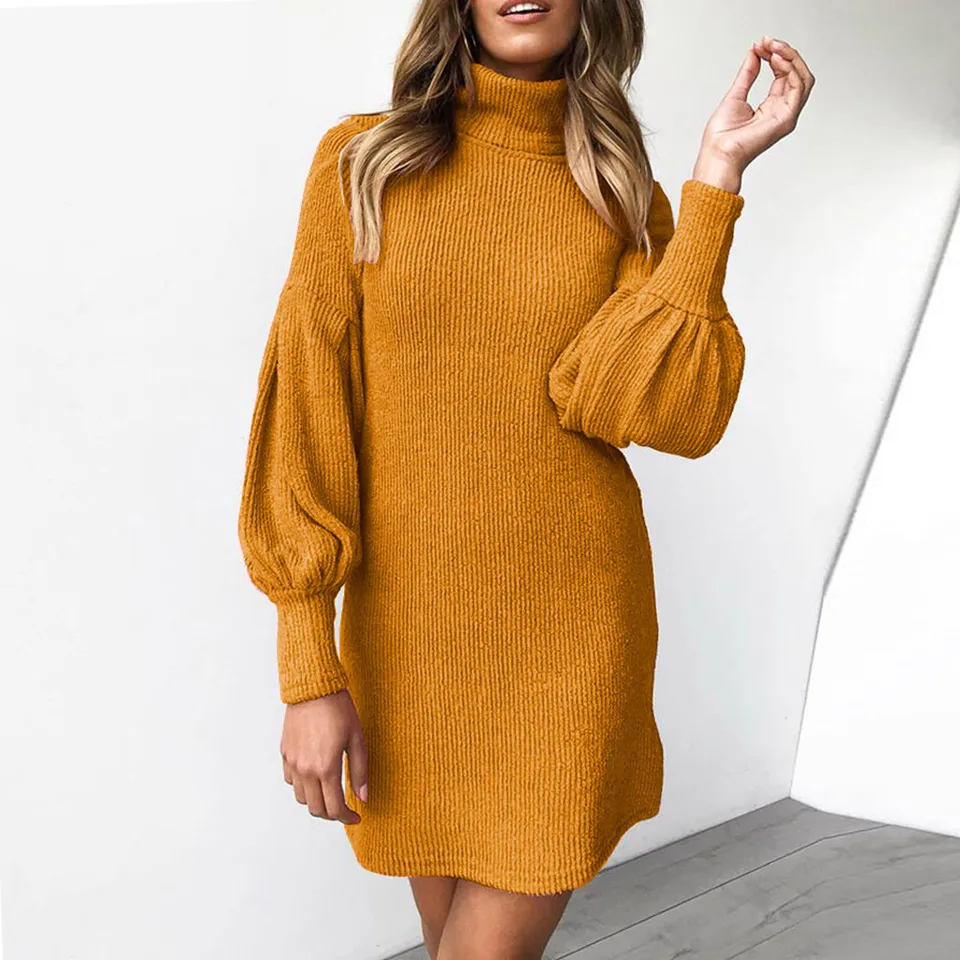 yellow dress sweater
