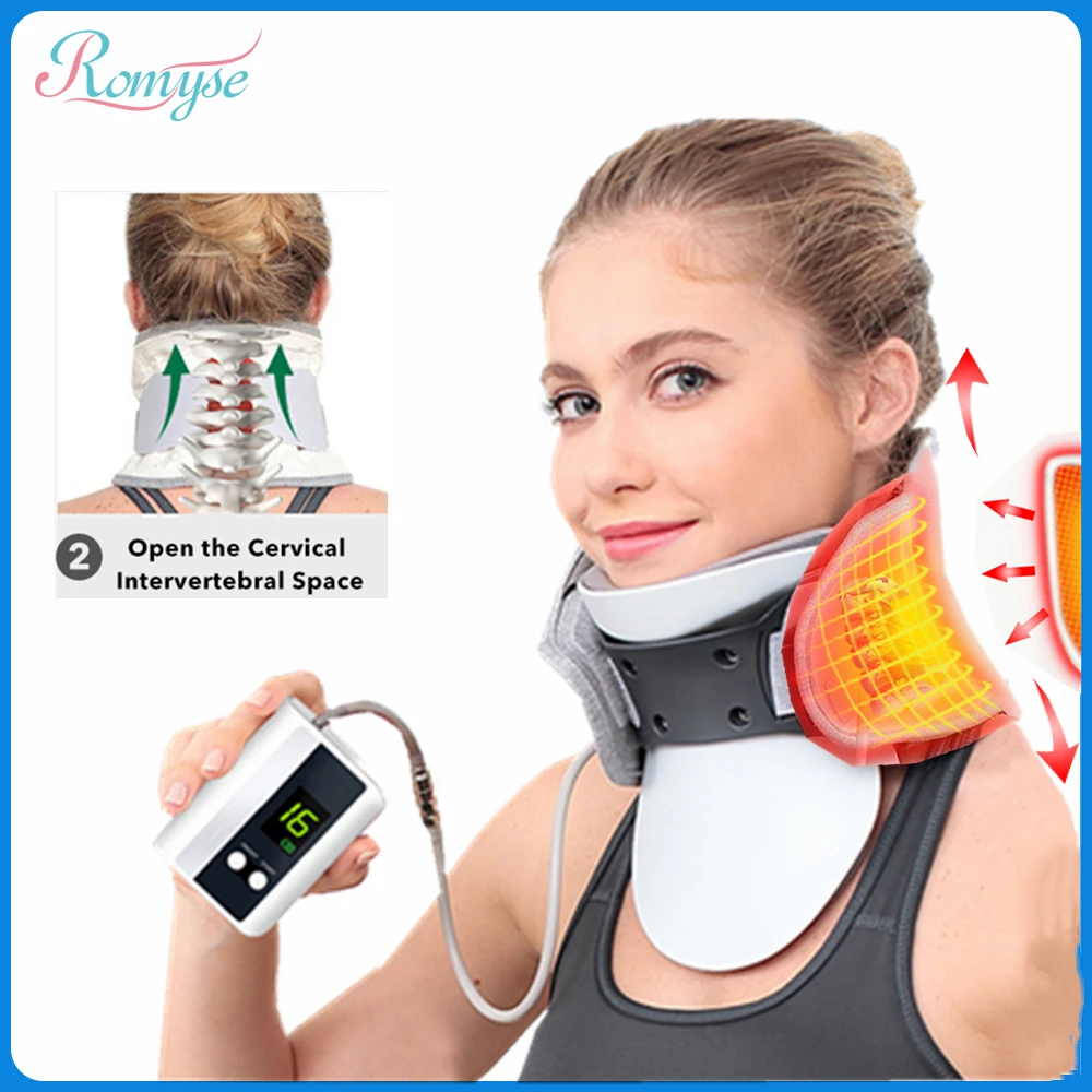 

Smart Control Air Cervical Traction Neck Device Spine Massager Health Care Medical Support Inflatable Neck Collar