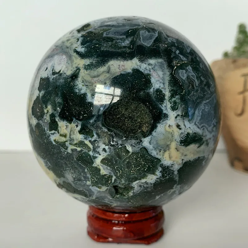 АААА + натуральный камень морской Джаспер Кристальный шар для украшения дома фэн