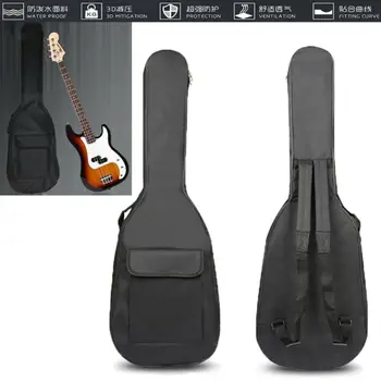 

40/41 Inch Oxford Fabric Acoustic Guitar Gig Bag Soft Case Double Shoulder Straps Padded Guitar Waterproof Backpack 5mm Cotton