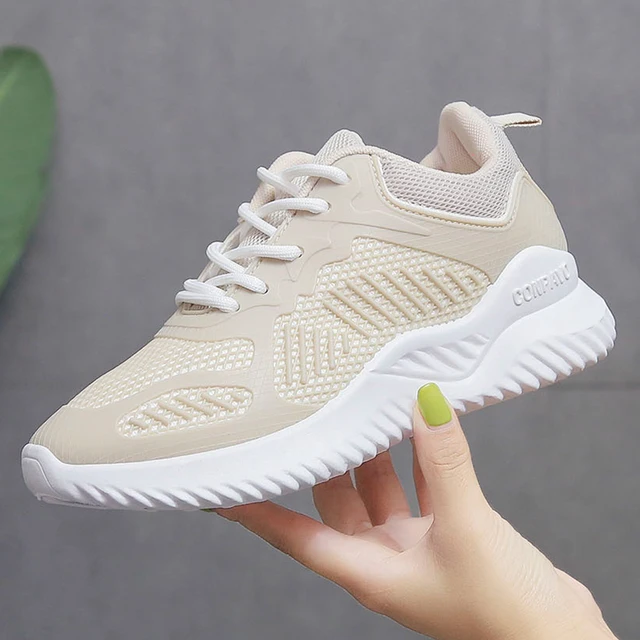 black mesh trainers ladies