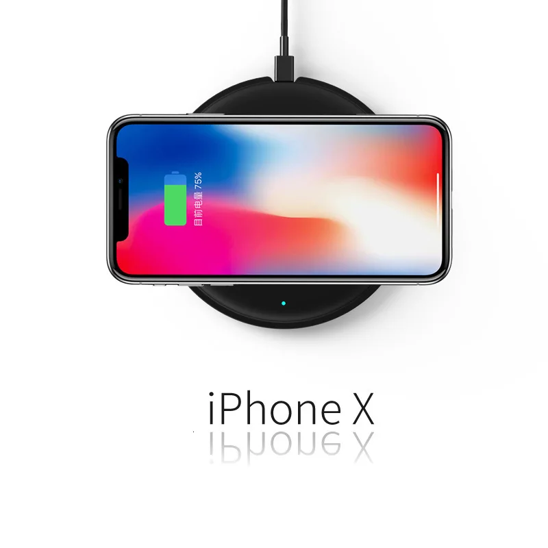 10W Qi Wireless Charger For iPhone 11 Pro XS Max XR X 8 Samsung S10 S9 S8 Note 10 9 Xiaomi Huawei Fast Charging Pad Dock Station