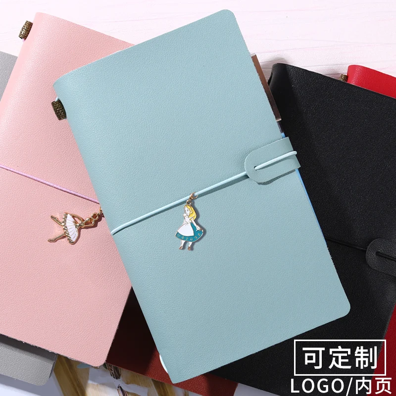 

LEnWA Travel Notebook A6 Vintage Literary Tie Rope Diary Notebook 1PCS