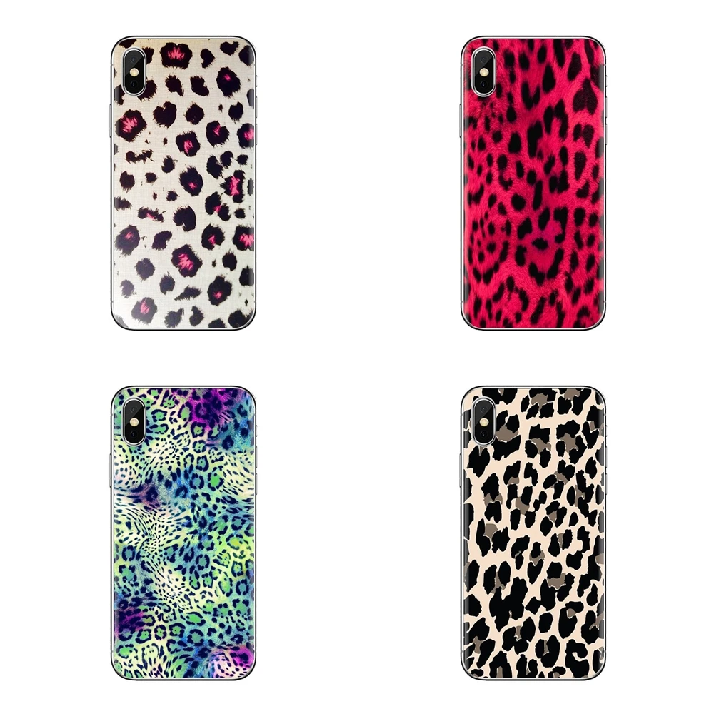 Brown Gold Yellow Pastel Leopard Soft Transparent Case For Samsung Galaxy J1 J2 J3 J4 J5 J6 J7 J8 Plus 2018 Prime 2015 2016 2017 |