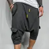 Breathable Shorts Men Casual Shorts Summer Joggers Shorts Men Drawstring Harem Pants Shorts Fifth Pants Mens Shorts short homme 1