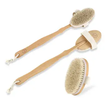 

Exquisite Back-Rubbing Brush Bathing Massage Cleaning Brush Bathroom Tool Lightness and Portability No Space Occupy