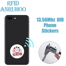 5PCS Rewritable Tag RFID Smart Chip Mobile Phone Sticker 13.56Mhz UID Clone Badge S50 Copier Key NFC Duplicator Proximity Token
