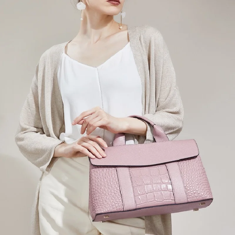 Goedkoop Zooler Koe Lederen Dames Handtassen Vrouwen Echt Lederen Tassen Totes Messenger Bags Hign Kwaliteit Designer Luxe Merk Tas #5039