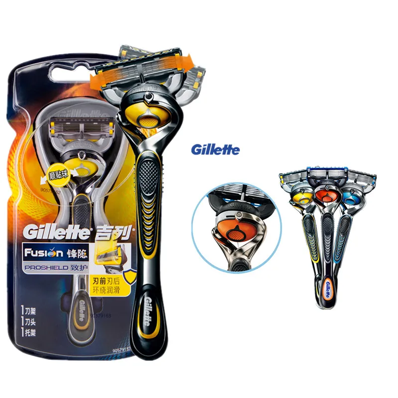 

Genuine Gillette Fusion Series Holder Proshied Men Shavers Brand Straight Razors Manual Shaving Razor Blade for Men Face Car