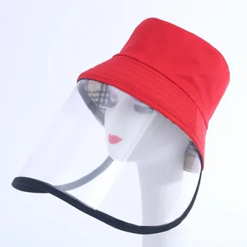 

Adult Removable Anti-saliva Dust Protection Face Shield Fisherman Hat Cap Waterproof Heat Thermal Cap