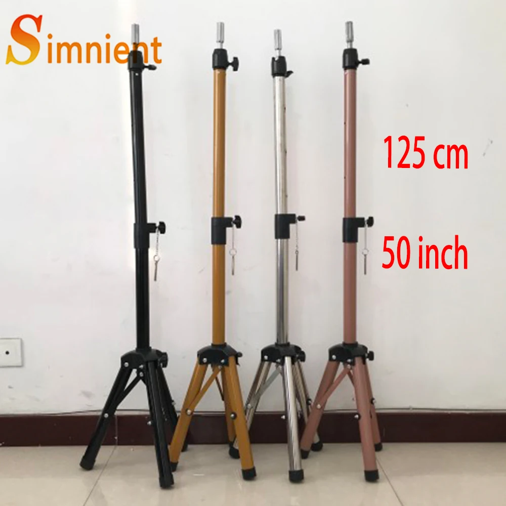Adjustable Tripod Stand Holder Wig Stand Mannequin Head Tripod Hairdressing Training Head Holder Hair Wig Trainning Tool