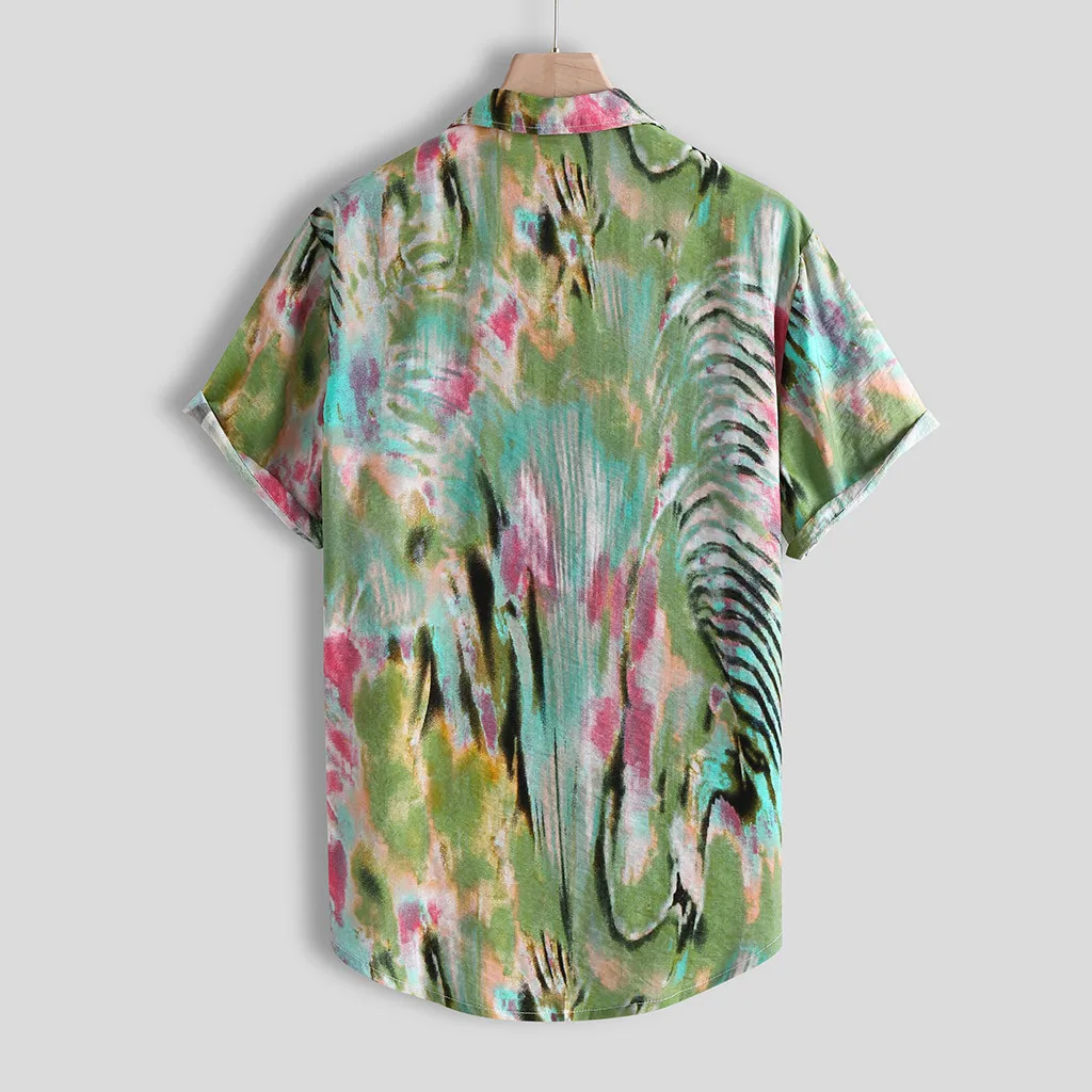 Мужская многоцветная, одноцветная, на груди, летняя футболка с карманом, круглая оторочка, рубашка с короткими рукавами, блузка, блузки и