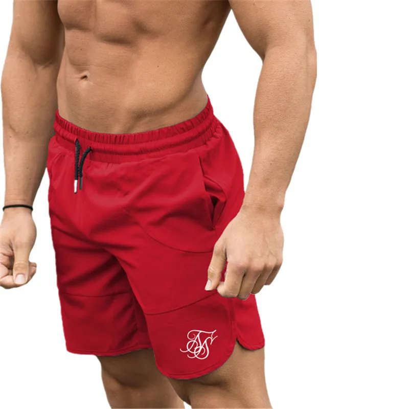 sik silk Fitness Bodybuilding Shorts Man Summer Gyms Workout Male Breathable Mesh Quick Dry Sportswear Jogger Beach Short Pants men shorts fitness bodybuilding short pants male gyms 2 in 1 sportswear breathable quick dry shorts men s workout summer joggers