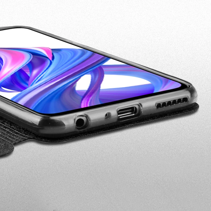 Для huawei Honor 9X Pro Чехол для чехол силиконовый Флип кожаный Mofi противоударный