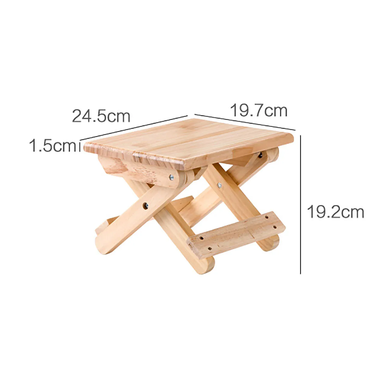 1pc Wood Folding Step Stool Taburete Non-slip Bath Bench Children Stool Changing Shoes Fishing Chair Kids Furniture