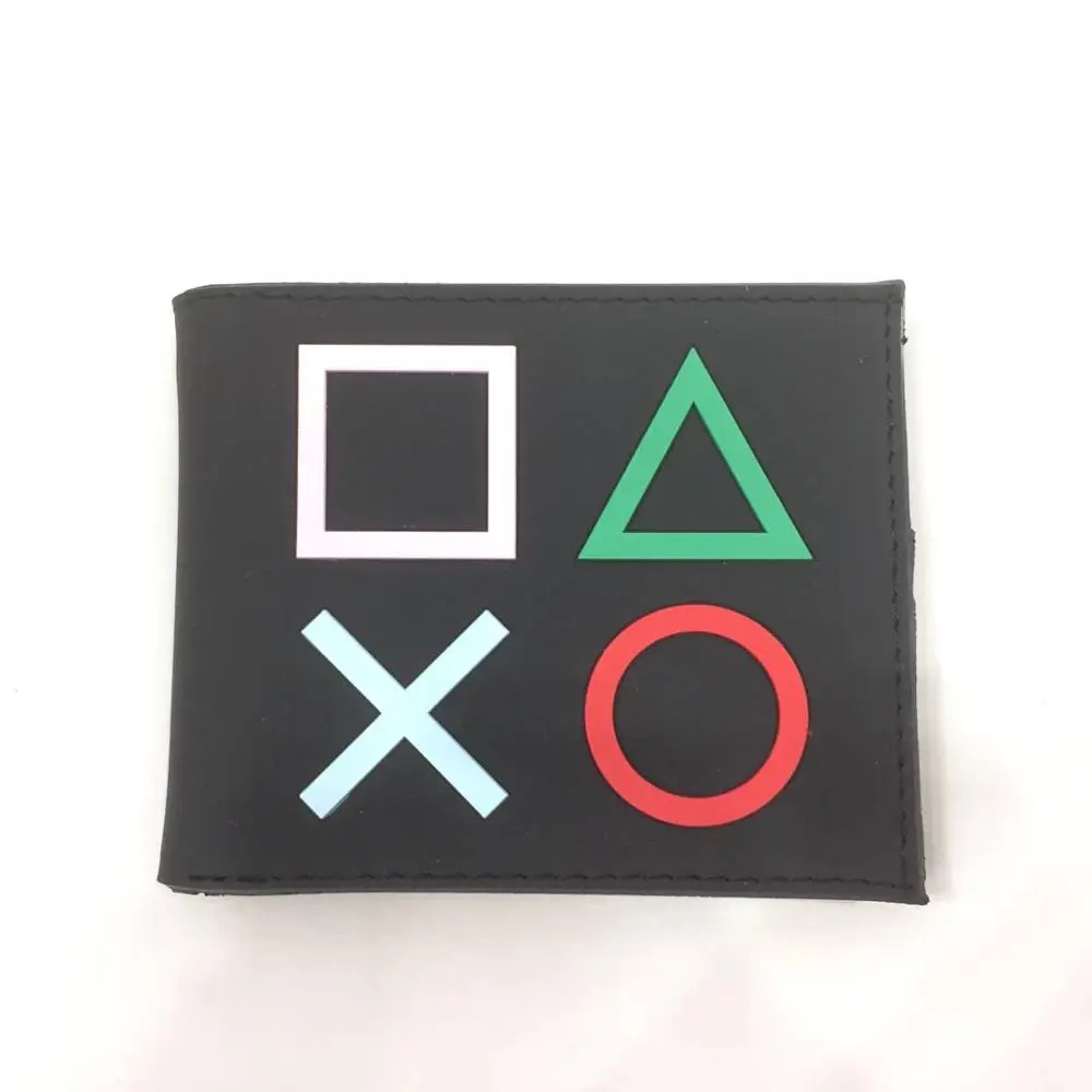 Кошельки разных цветов с 3D принтом для Playstation carteira, сложенный кошелек из ПВХ с карманом для монет, креативный подарок для мужчин и женщин, кошелек для игр - Цвет: N-15