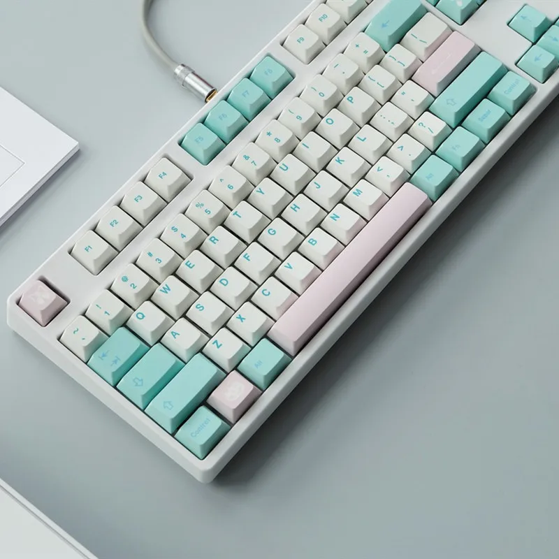 Gmk nel pbtキーキャップ,1セット,キープロファイル,チェリー 