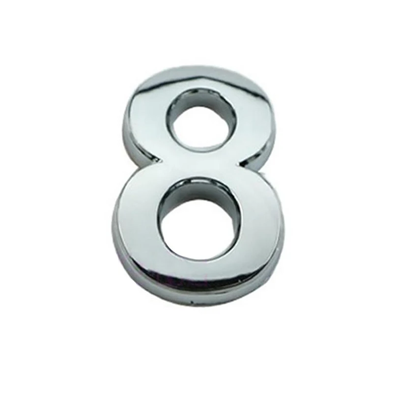 House Number Signs 3D Digits 0-9 House Number Sign Self Adhesive Address Digit Sticker Plate Numeral Door Plaque For Home Hotel Decor door signs house numbers number plate house wall plaques