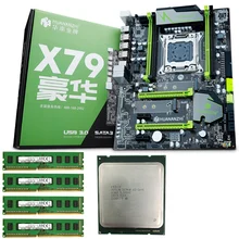 HUANANZHI комплект материнской платы X79 Pro Материнская плата с двойным M.2 слотом NVMe SSD cpu Intel Xeon E5 2640 2,5 GHz ram 16G(4x4G