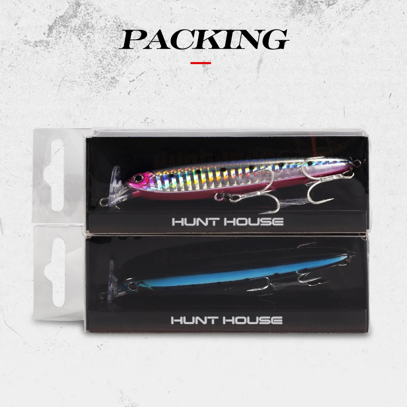 Hunthouse Rocket 95 Minnow pencil lures 75 95mm 13g 22g sinking baits Artificial bait stickbaits fishing seabass bluefish bonito