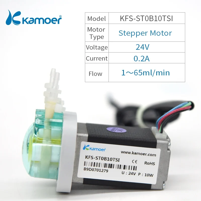 Kamoer KFS Persitaltic водяной насос с более крутым двигателем, низкий расход воды насос, 4 цвета - Напряжение: KFS-ST0B10TSI