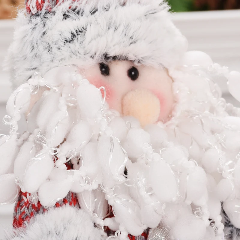 Новогодние куклы Новогодний подарок Xams Natal Санта-Клаус снеговик лося сани фигурки Kerst Decoratie Adornos De Navidad дерево декор