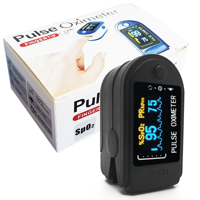 HomeOfficeDigitalFingertipPulseOximeterFingerClipHeartRate