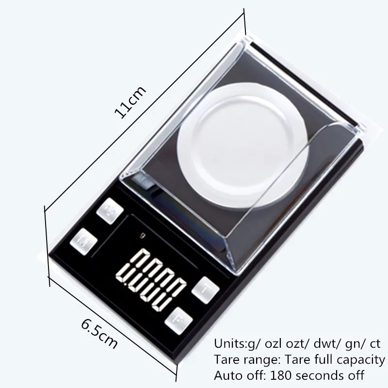 kitchen scale portable scale digital scale pocket scale jewelry scale weighing tools 20/50/100g 0.001g digital jewelry scale