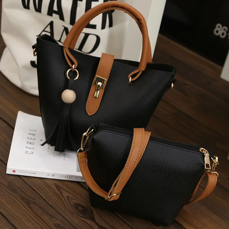 

WOMEN'S Bag 2019 New Style Different Size Bags Two-Piece Set Simple Versatile Shoulder Handbag Women Bag