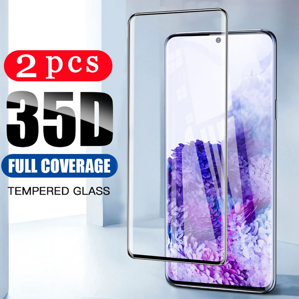 

Защитное стекло для samsung galaxy s20 ultra, s10 lite, s10e, s9, s8 plus, s7 edge, 2 шт.