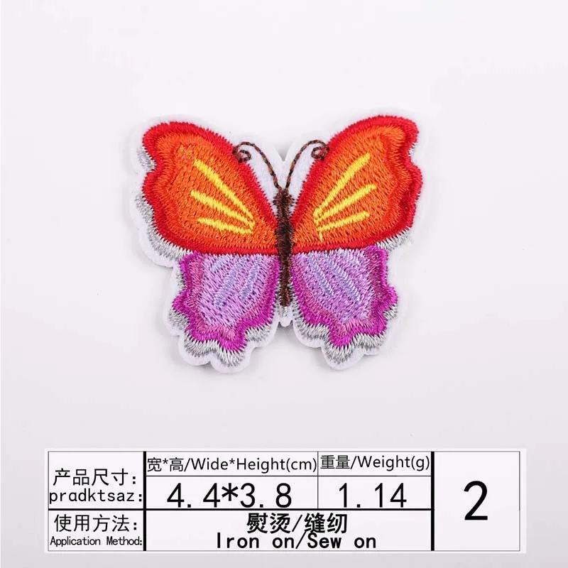 Один комплект вышивка патчи для торта деревьев цветов Мультяшные сумки головной