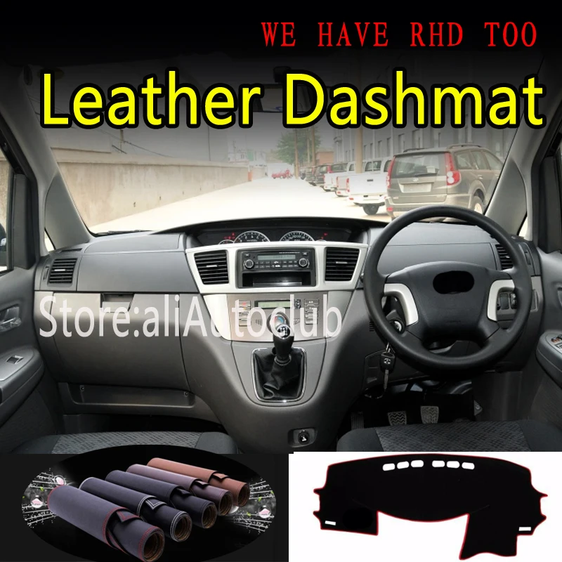 Для toyota noah x voxy r60 2001-2007 кожаный коврик для приборной панели от солнца