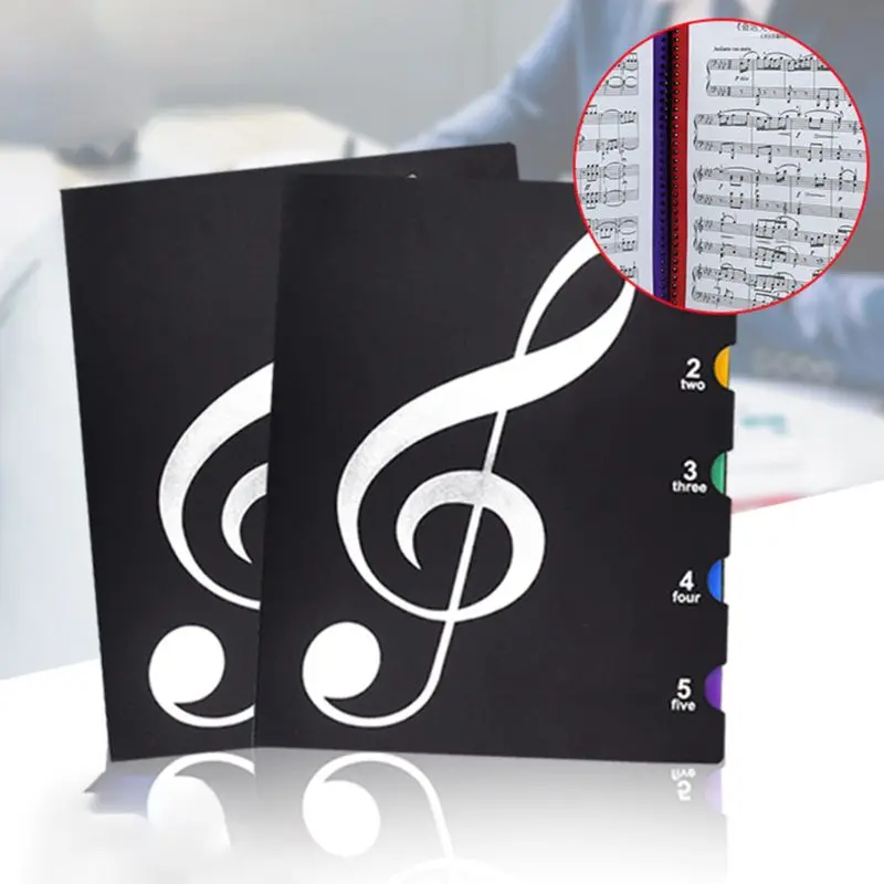 Креативные папки для музыкальной книги формата А4, пианино, многофункциональный, практичный держатель для файлов