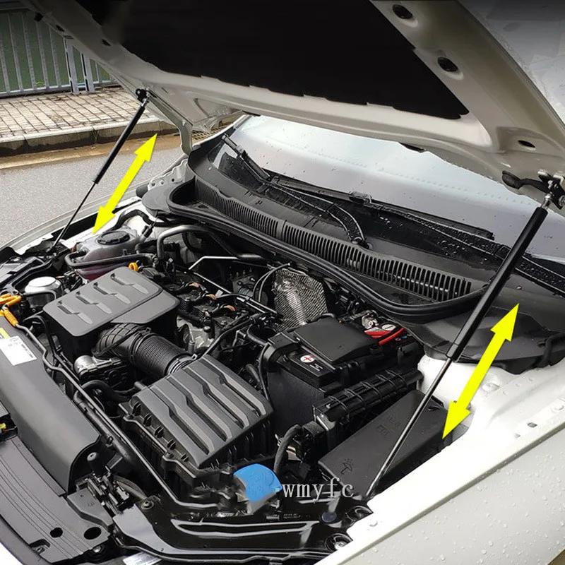  For VW Polo 2019 2020 AW MK6 Refit Bonnet Hood Gas Spring Shock Lift Strut Bars Support Hraulic Rod
