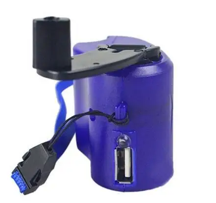 Внешнее аварийное портативное ручное электрическое Ручное Зарядное устройство USB для зарядки мобильного телефона оборудование для выживания на открытом воздухе SOS Survi - Цвет: B