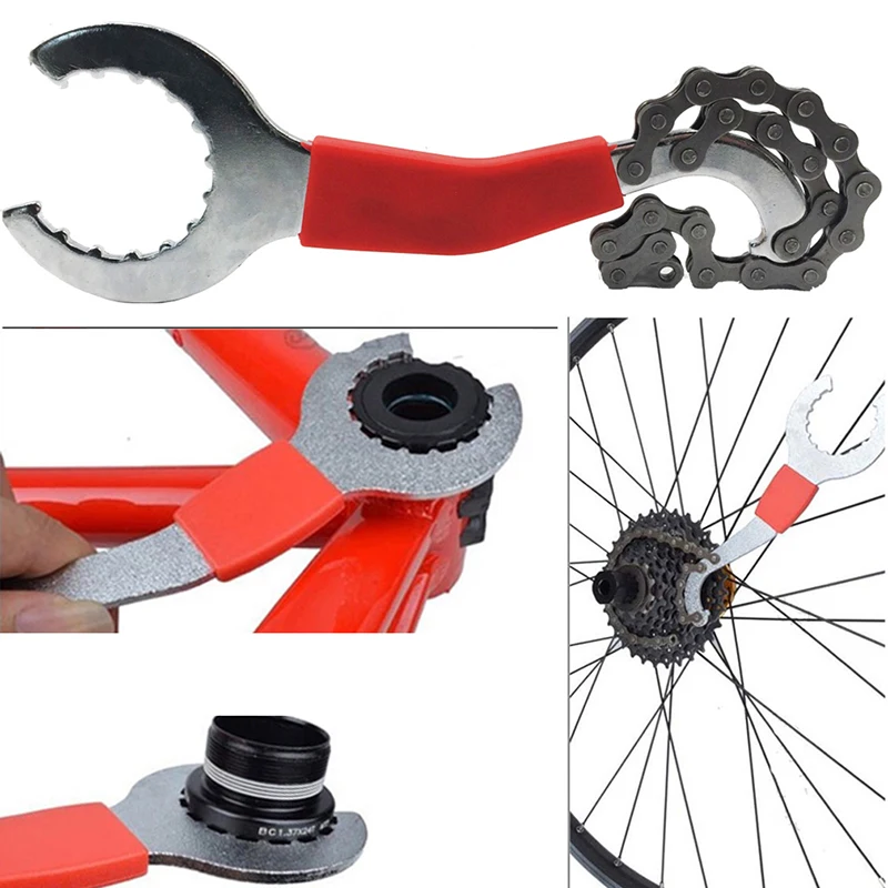 Kit de herramientas para bicicleta de montaña, kit de herramientas de  Reparación de bicicletas, removedor de cadena, removedor de rueda libre,  extractor de manivela - AliExpress Deportes y entretenimiento