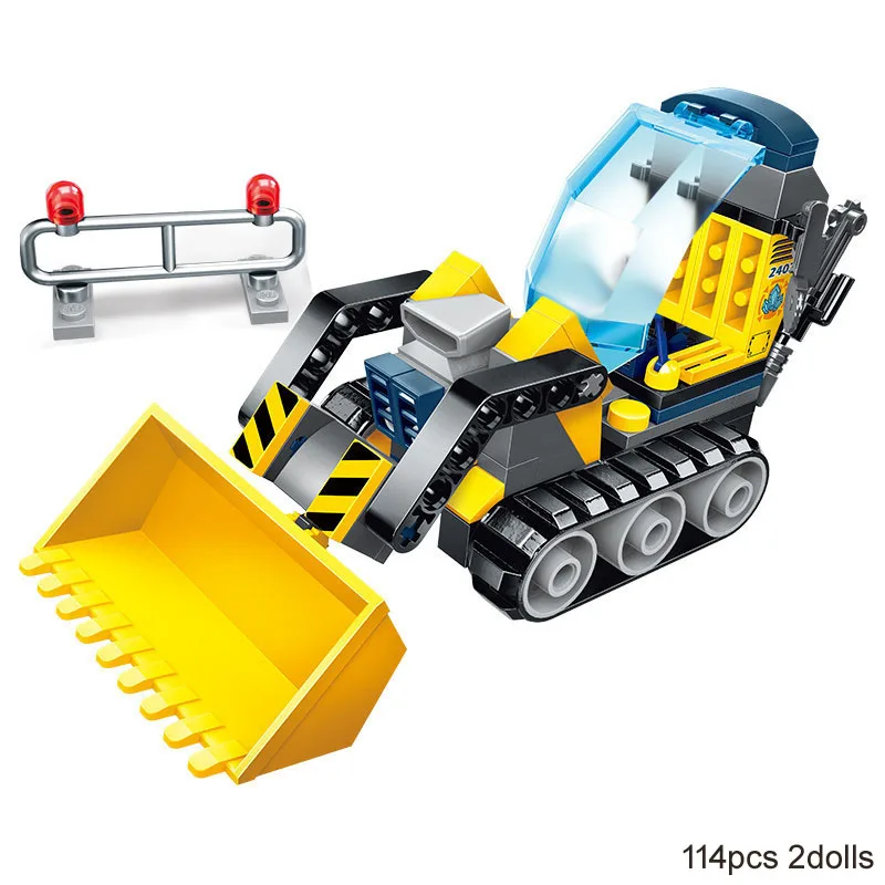 Просвечивающий строительный инженерный блок Technic Кианит отряд рок бульдозер 2