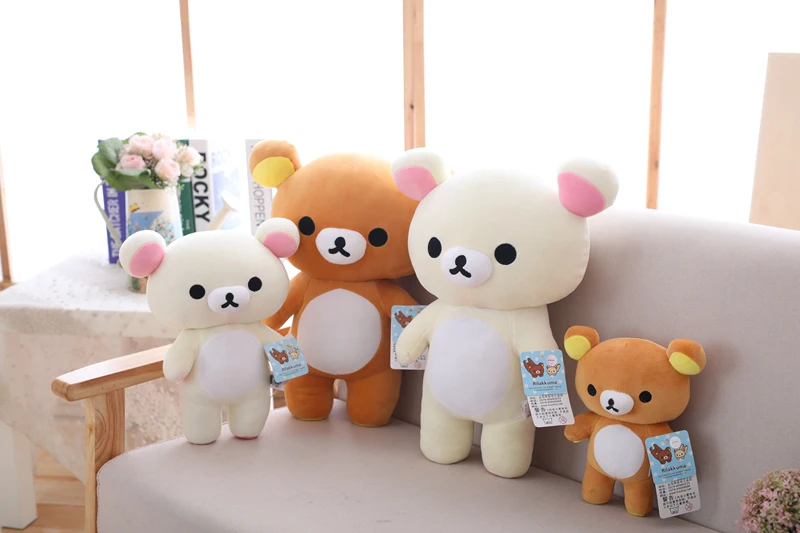 Rilakkuma плюшевые игрушки милые маленькие животные мягкий медведь диван подушка комната украшения подарок на день рождения подходит для детей