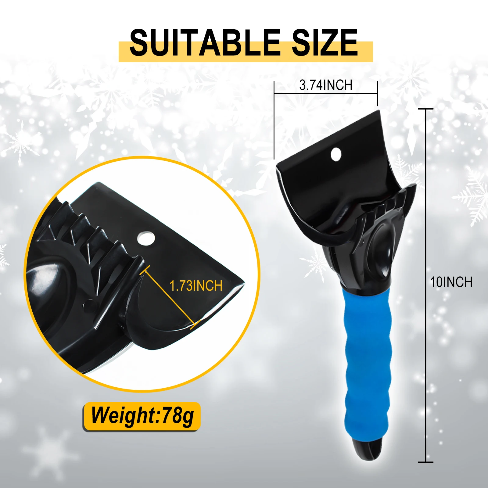 Car Winter Snow Removal Cleaning Tool Ice Scraper Snow Shovel Windshield Auto Defrosting Ice Scraper Ijs Krabber Limpieza Coche