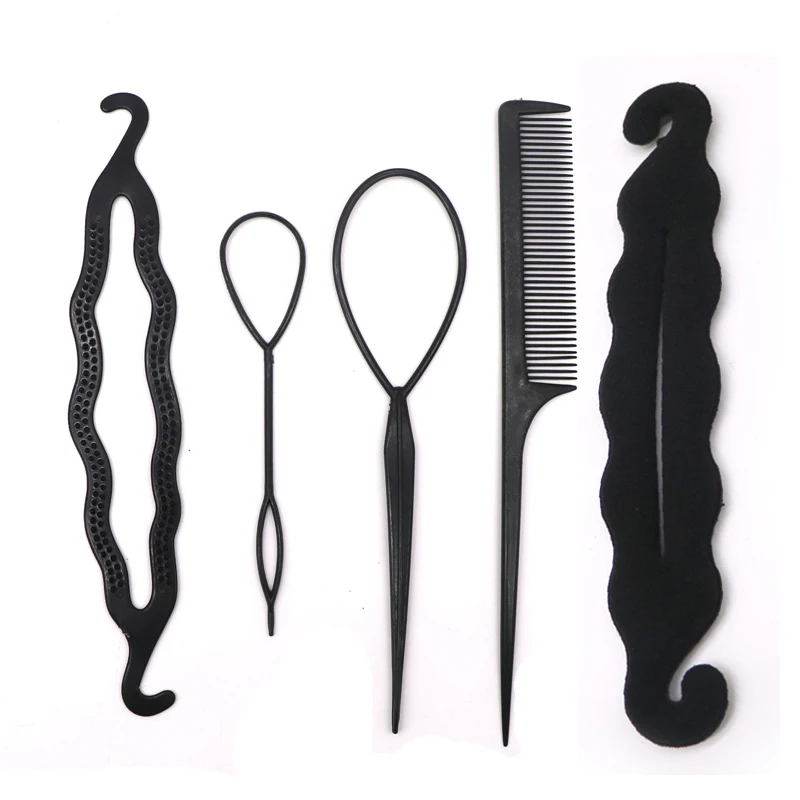 style 2 Multic style инструменты для самостоятельной укладки волос пончик для волос Braider аксессуары для волос для женщин девочек Твист Заколки Для Волос - Цвет: style 2