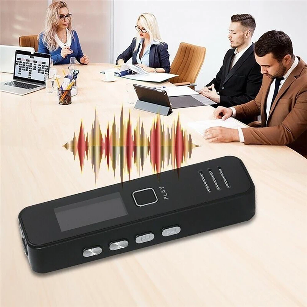 Gravador de Som Recarregável Áudio Digital Ditaphone Mp3 Player Dsp Redução Ruído hd Gravação Remota Usb 32gb - Image 5