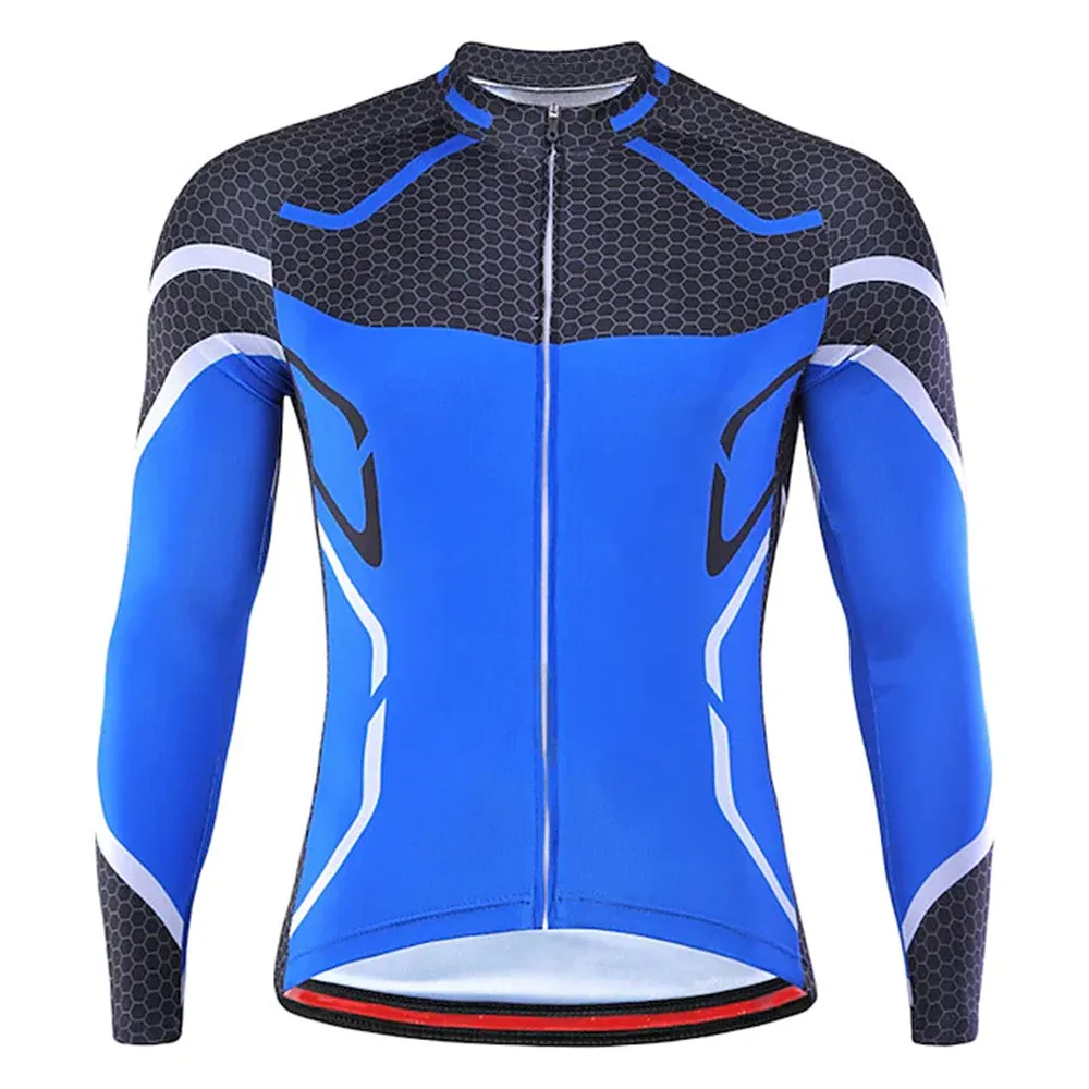 thumbnail image 1 of Jersey de ciclismo de montaña 100 % poliéster con sublimación personalizada para hombre, camiseta de secado rápido con diseño de manga larga, nueva oferta especial para montar en bicicleta, 1 of 4