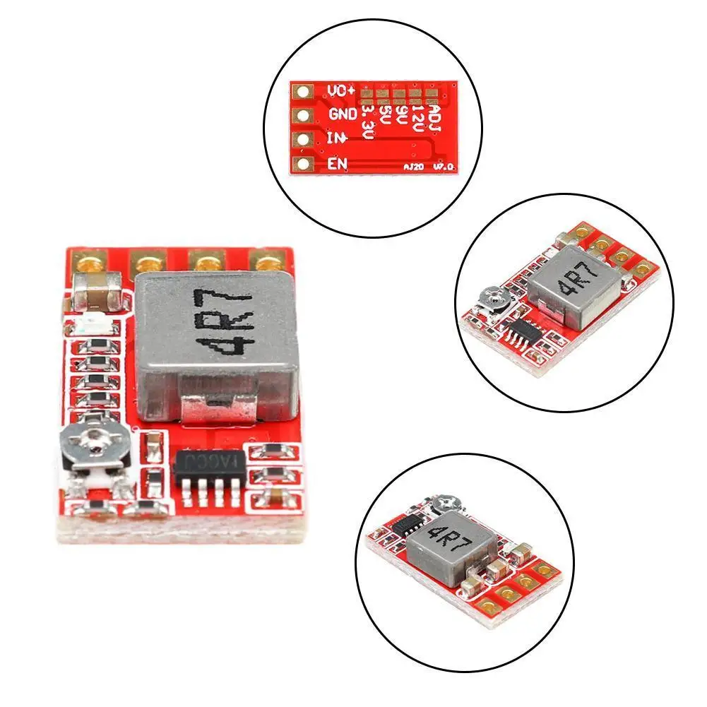 

1pcs 3A Step Up Converter Booster Power Supply Module Board 5V3.3V 12V24V Boost 9V Step-up to Mini360 A7K2